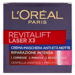 L'Oreal Revitalift Laser X3 Cream Mask Ampoules Night 50ml