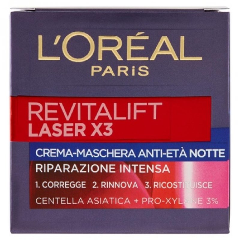 L'Oreal Revitalift Laser X3 Cream Mask Ampoules Night 50ml