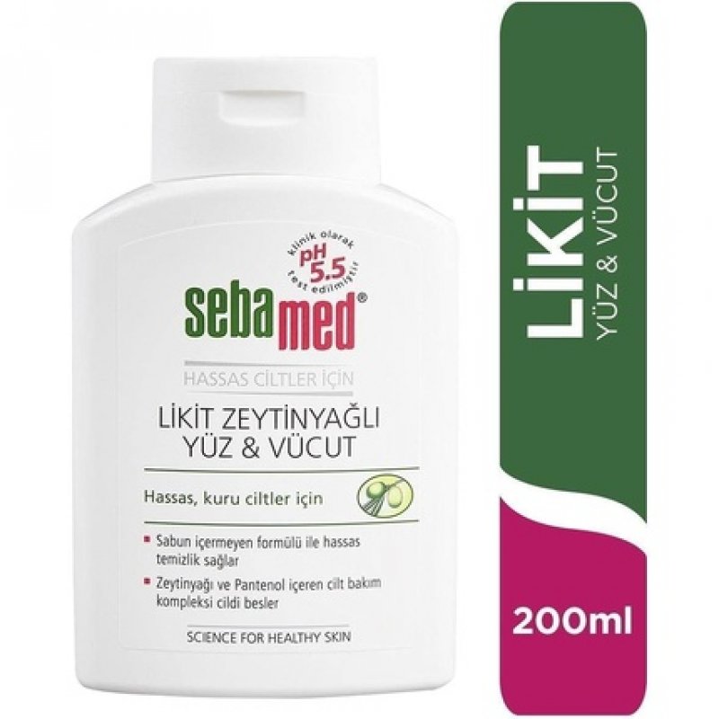 Sebamed Olive Soap Face & Body Wash 200ml