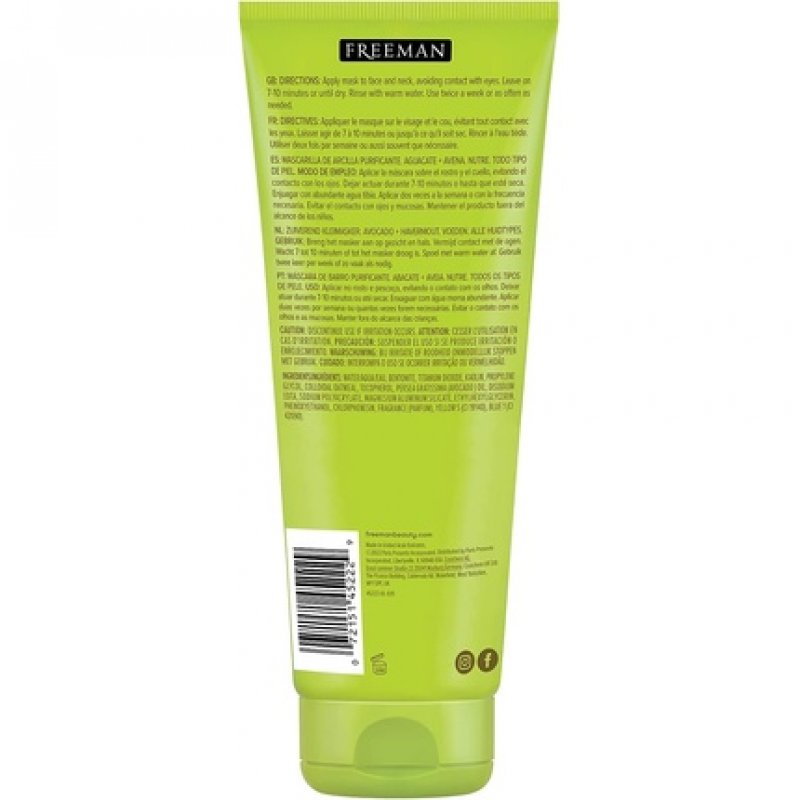 Freeman Feeling Beautiful Purifying Avocado and Oatmeal Clay Mask 175ml