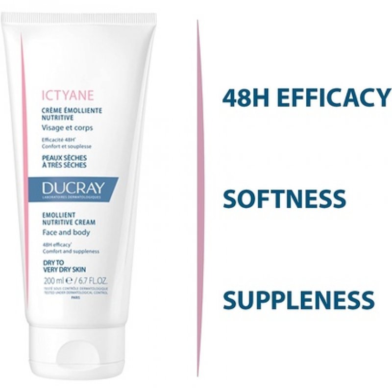 Ictyane Nutritive Emollient Cream 200ml