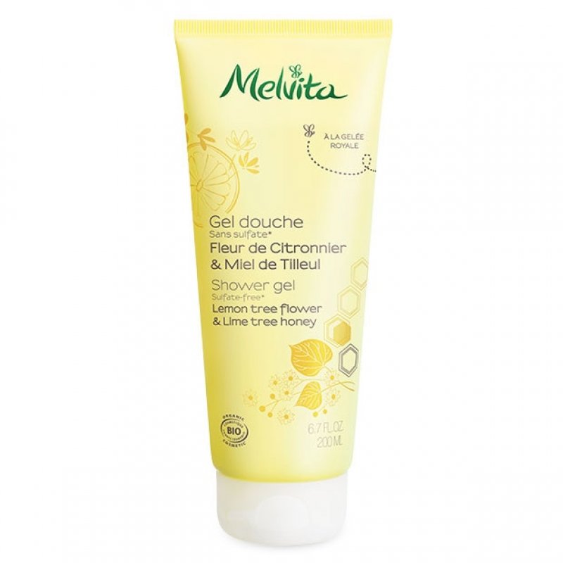 Melvita Gel douche citron et miel de tilleul 200ml