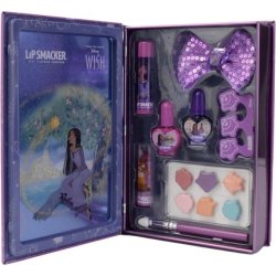 Lip Smacker Wish Book Tin Disney Wish-Inspired Beauty Book with Lipsticks, Shimmer Creams, Nail Polishes and Beauty