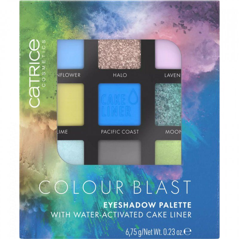 CATRICE Colour Blast ombre à paupière 6,75 g 020 Blue meets Lime Mat, Métallique