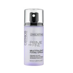 Catrice Prime And Fine Multitalent Fixing Spray Facial Spray Transparent Long-Lasting Vegan 50ml
