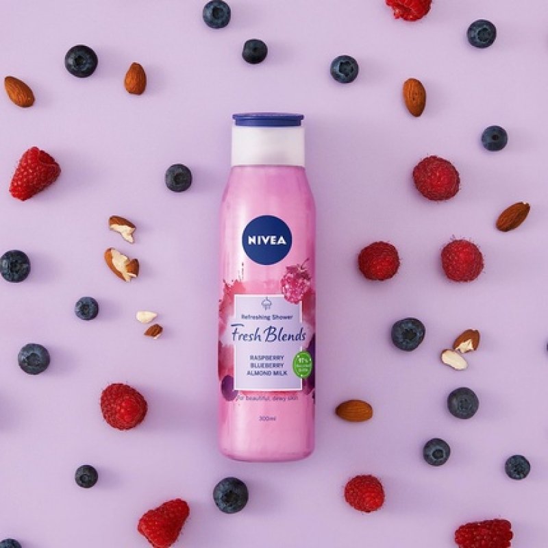 Nivea Fresh Blends Raspberry 300ml - Shower gel