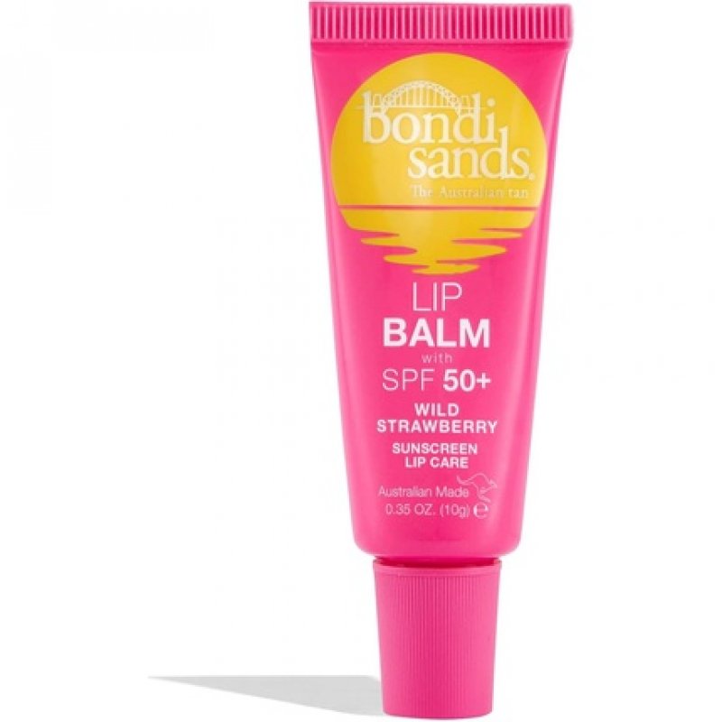 Bondi Sands Lip Balm SPF 50 Wild Strawberry Moisturizing Lip Care with Sun Protection 10g