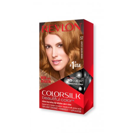 Revlon ColorSilk Beautiful Color 57 Lightest Golden Brown