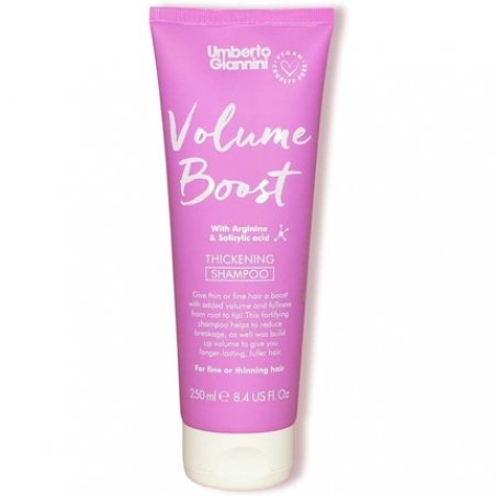 Umberto Giannini Volume Boost Thickening Shampoo for Fine and Thin Hair - Vegan and Cruelty Free 250ml