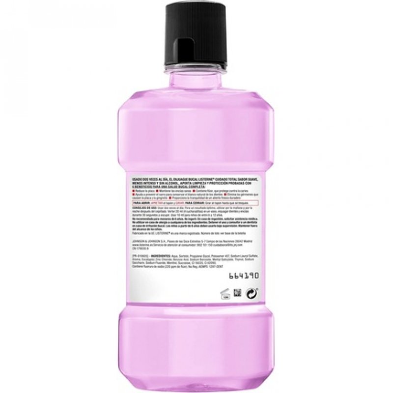 Listerine Total Care Zero Alcohol Mouthwash 500ml