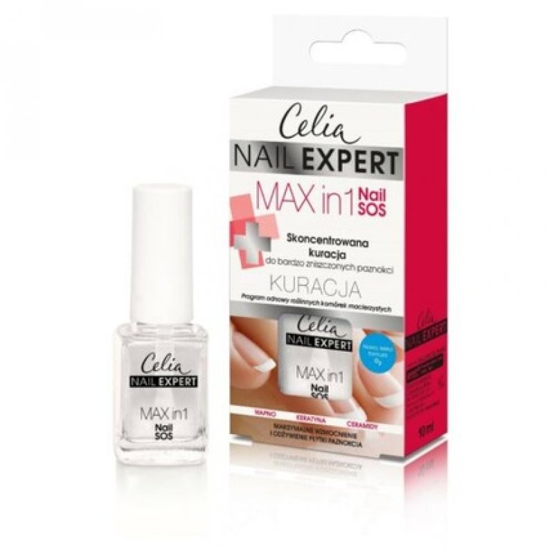 Celia Nail Expert Max in 1 Nail SOS Concentrated Nail Treatment 10ml