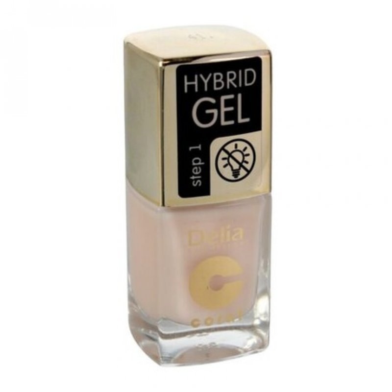 Delia Cosmetics Coral Hybrid Gel Nail Polish No. 41 French Beige 11ml