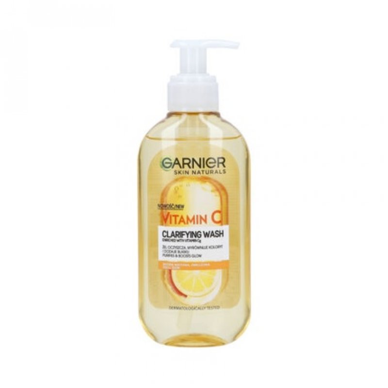 Garnier Skin Naturals Face Wash Gel with Vitamin C 200ml