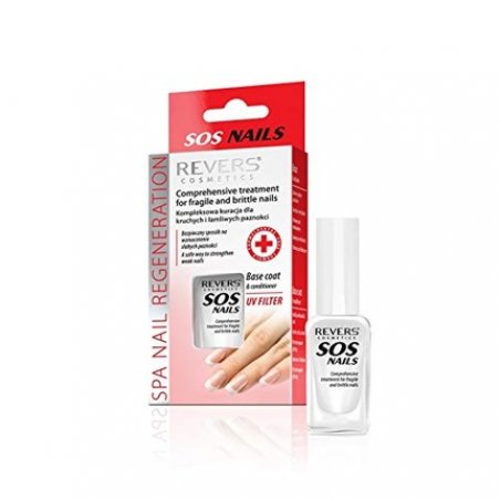 REVERS SOS Nails Stronger Nails Comprehensive Treatment for Fragile and Brittle Nails Nail Conditioner 10ml