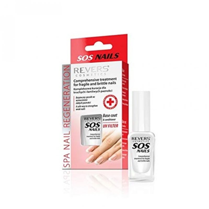 REVERS SOS Nails Stronger Nails Comprehensive Treatment for Fragile and Brittle Nails Nail Conditioner 10ml
