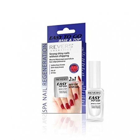 REVERS 2 in 1 Easy to Base and Top | Strong Shiny Nails without Chipping | Nail Conditioner Strengthener 10ml