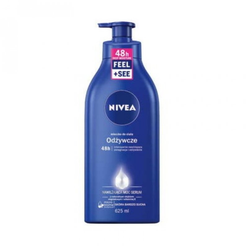 Nivea Moisturizing Power Serum nourishing body milk with pump 625ml