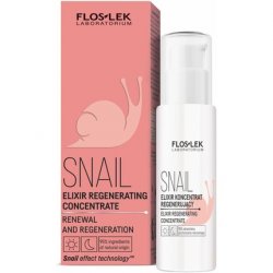 FLOSLEK Snail Face Serum 30ml Anti-Ageing Gel Cream Eye Cream for Dark Circles Puffiness & Crows Feet Natural Facial