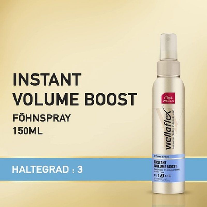 Wella Flex Instant Volume Boost Hair Dryer Spray Strong Hold 150ml