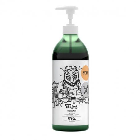 Yope Natural Detergent Washing-Up Liquid Mint & Mandarin 750ml
