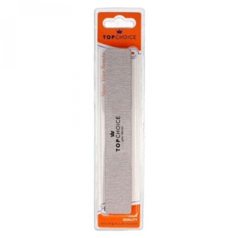 Top Choice 180/240 Rectangular 2-Function Nail File 18cm