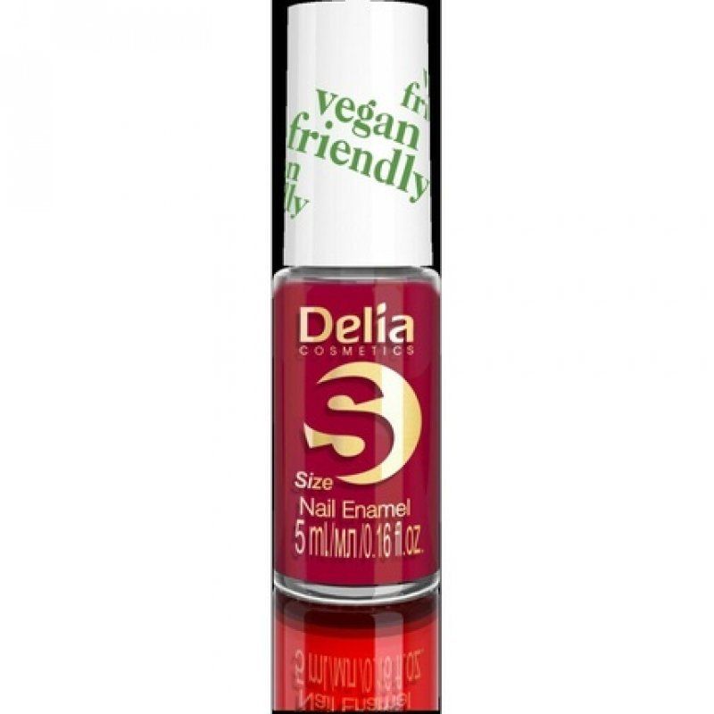 Delia Cosmetics Vegan Friendly Nail Polish Size S No. 213 Red Velvet 5ml