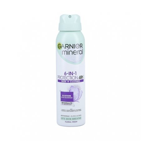 Garnier Mineral 6 in 1 Protection Roll-On Antiperspirant 48h Protection 150ml