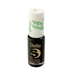 Delia Cosmetics Vegan Friendly Nail Polish Size S Black Orchid 5ml