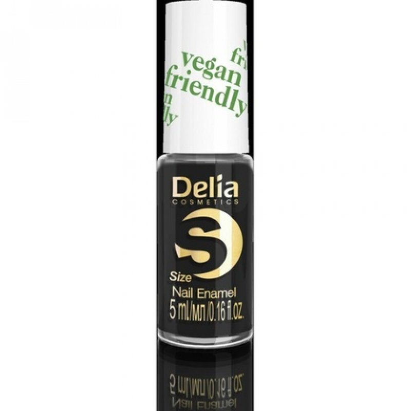 Delia Cosmetics Vegan Friendly Nail Polish Size S Black Orchid 5ml