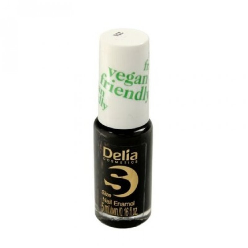 Delia Cosmetics Vegan Friendly Nail Polish Size S Black Orchid 5ml