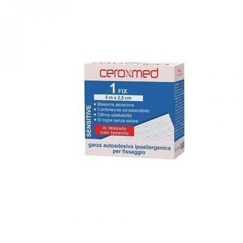 Ceroxmed Sensitive Self-Adhesive Gauze Fix Size 5m X 5cm