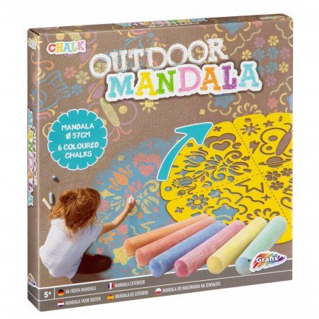 Grafix - Outdoor Mandala - 6 pcs chalk (610002)