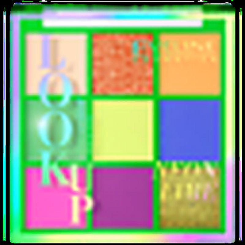 Eveline Eyeshadow Palette Look Up Neon Lime 9 Colours 10.8g