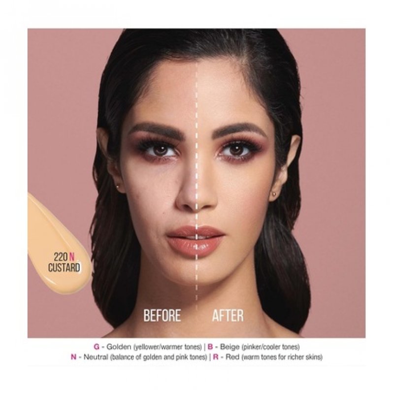 HUDA BEAUTY FauxFilter Luminous Matte Foundation 220N Custard