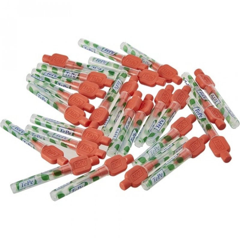TePe X-Soft Interdental Brushes 0.5mm Light Red 25 Pack