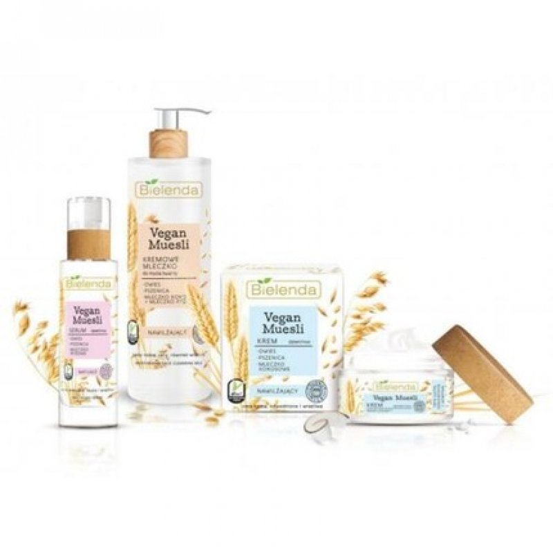 Bielenda Vegan Muesli Cream Serum Body Milk Butter Face Mask for All Skin Types
