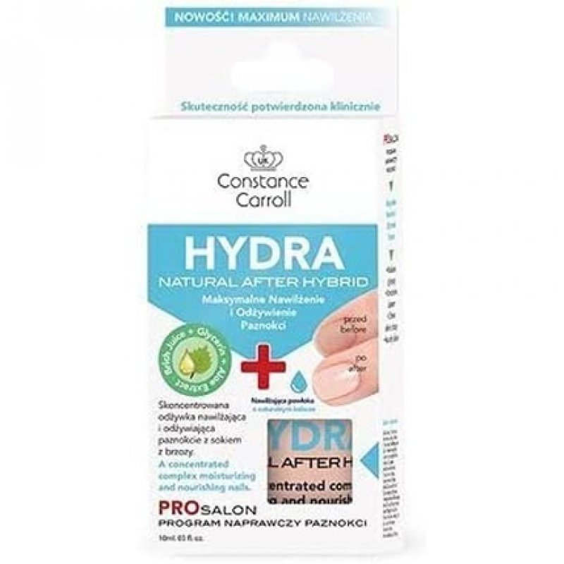 Constance Carroll Hydra Natural After Hybrid Moisturising Nourishing Nail Treatment 10ml