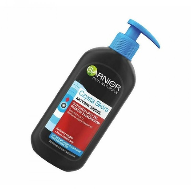 Garnier Hautklar Activated Charcoal Cleansing Gel Peeling Mask Against Blackheads