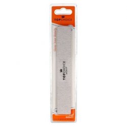 Top Choice 2-Function Rectangular Nail File 80/100 Grit 18cm
