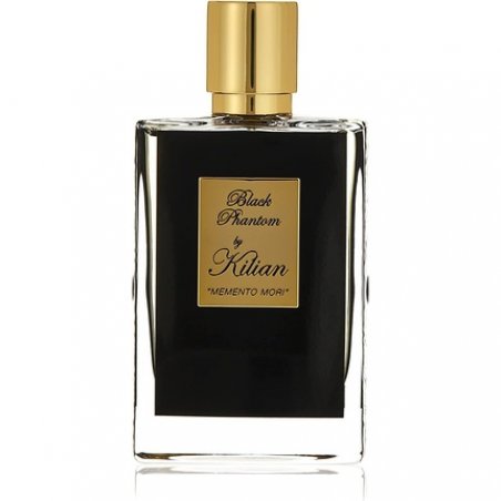 Kilian Black Phantom Memento Mori Refillable Perfume Spray 50ml with Clutch