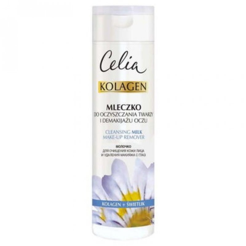 Celia Collagen Face Cleansing Milk and Eye Makeup Remover 200ml