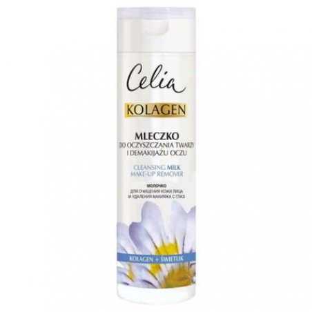 Celia Collagen Face Cleansing Milk and Eye Makeup Remover 200ml