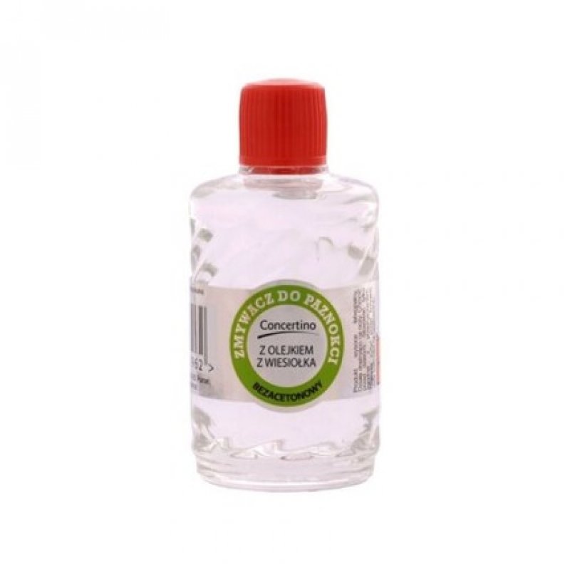 Concertino Nail Polish Remover with Evening Primrose Oil - Acetone Free 50ml