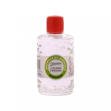 Concertino Nail Polish Remover with Evening Primrose Oil - Acetone Free 50ml