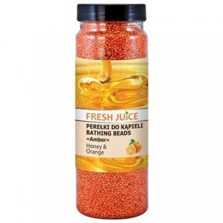 Fresh Juice Honey Smoothing Orange Extracts Scent Bathing Beads 450ml