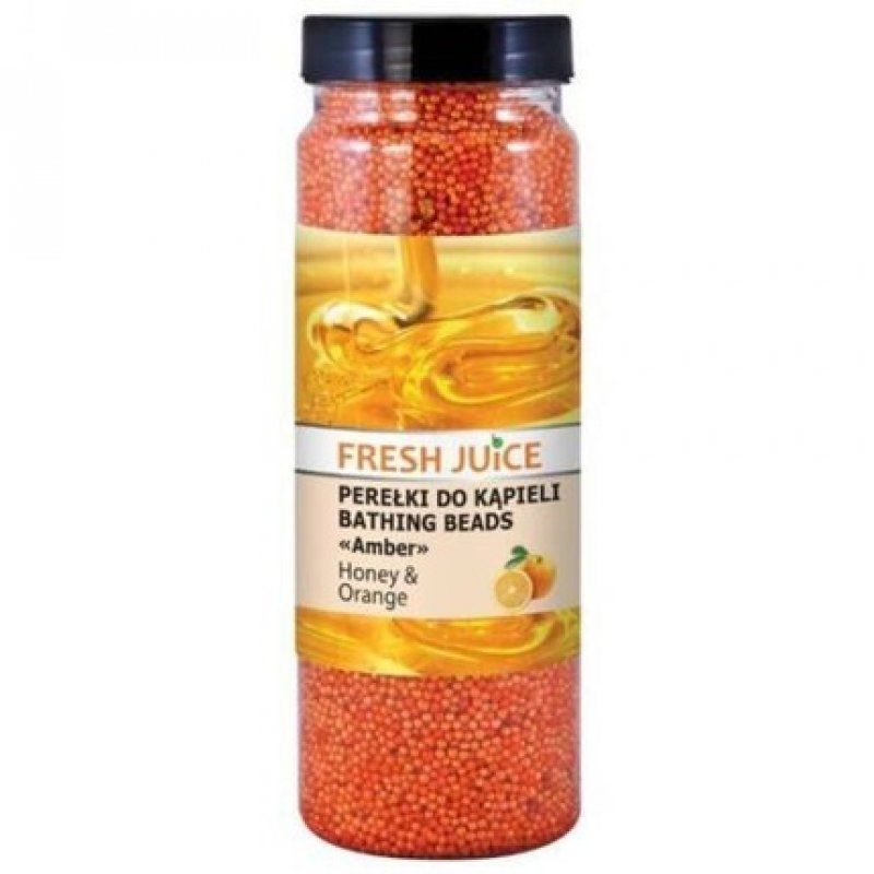 Fresh Juice Honey Smoothing Orange Extracts Scent Bathing Beads 450ml