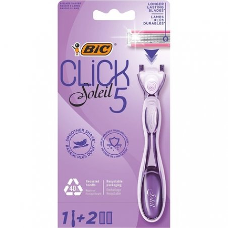 Bic System Women's Razor Click Soleil 1 Razor 2 Blades