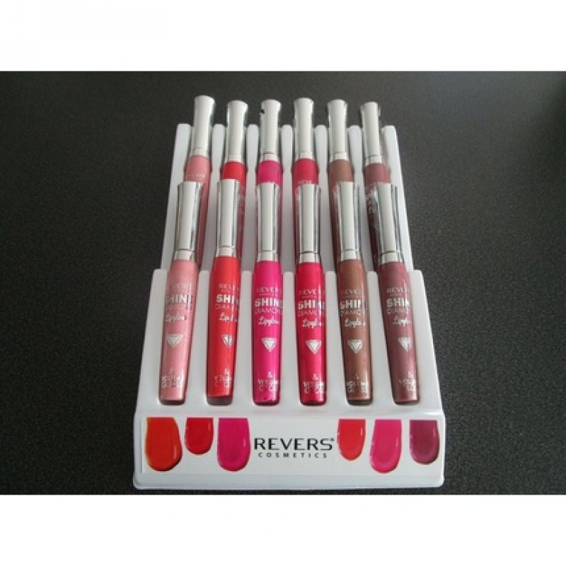 REVERS Cosmetics Shine Diamond Lip Gloss Non-Sticky Various Colors - NEW & SEALED