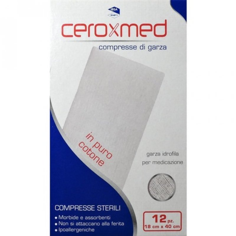 Ceroxmed Sterile Gauze Compresses 18x40cm