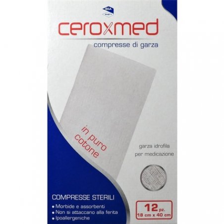 Ceroxmed Sterile Gauze Compresses 18x40cm